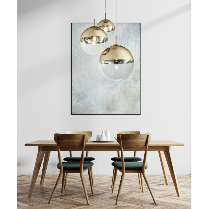 Globo - Luster na sajli 3xE27/40W/230V prečnik 51 cm