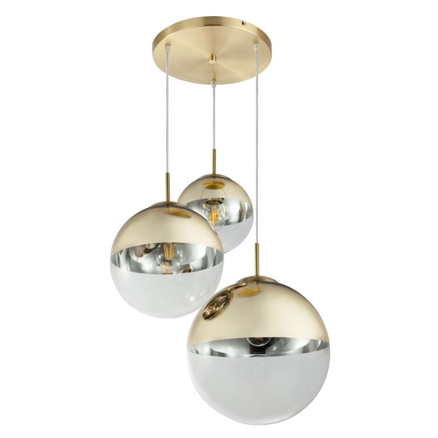 Globo - Luster na sajli 3xE27/40W/230V prečnik 51 cm