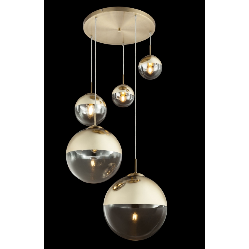 Globo - Luster na sajli 5xE27/40W/230V prečnika 65 cm