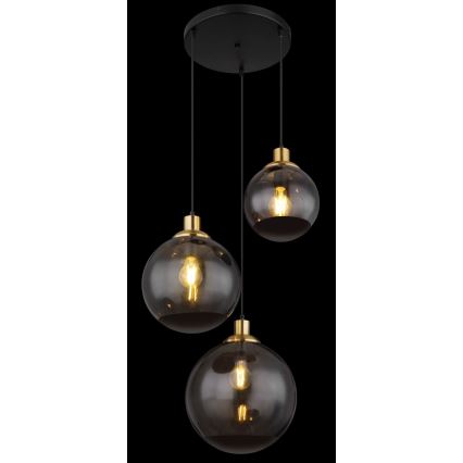 Globo - Viseći luster na sajli 3xE27/40W/230V