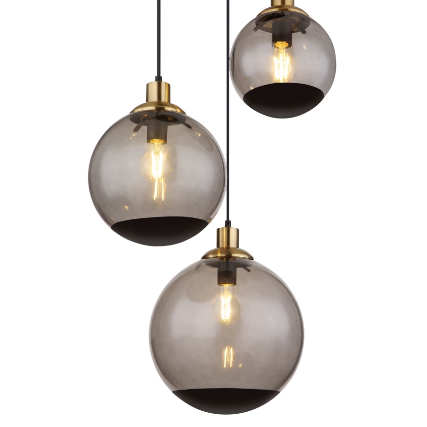 Globo - Viseći luster na sajli 3xE27/40W/230V