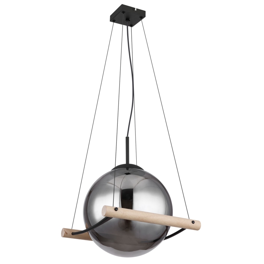 Globo - Luster na lanku 1xE27/15W/230V kaučukovac