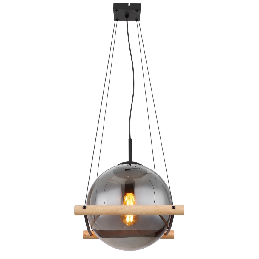 Globo - Luster na lanku 1xE27/15W/230V kaučukovac