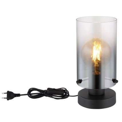 Globo - Stona lampa 1xE27/40W/230V prečnik 12,5 cm crna