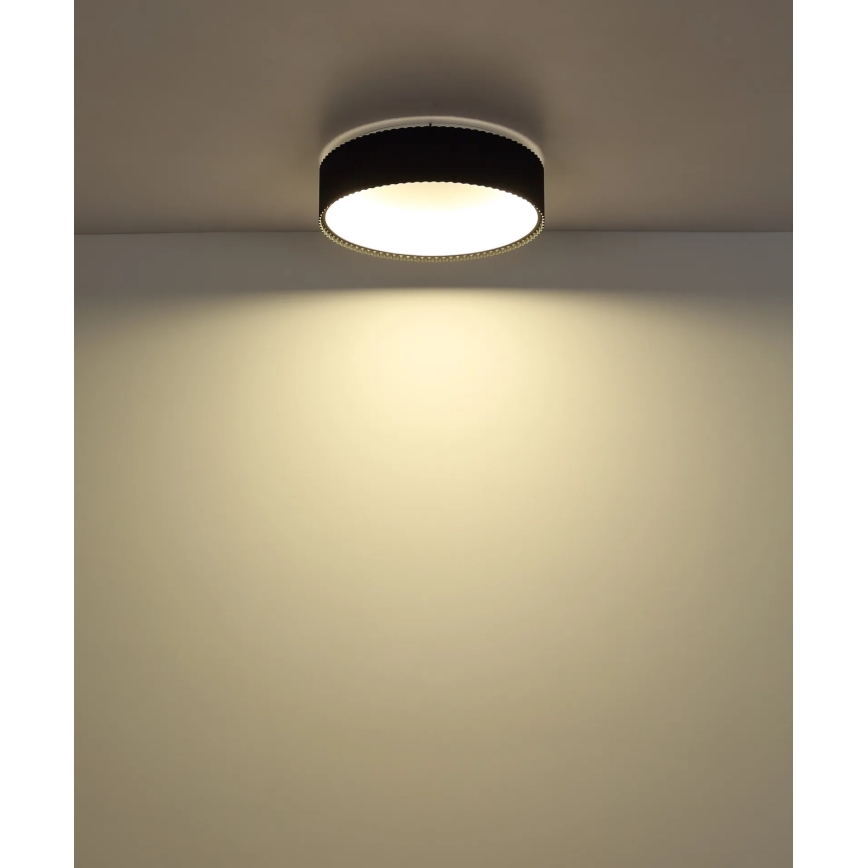 Globo - LED plafonsko svetlo LED/45W/230V 2700/4000/6000K prečnik 46 cm crno