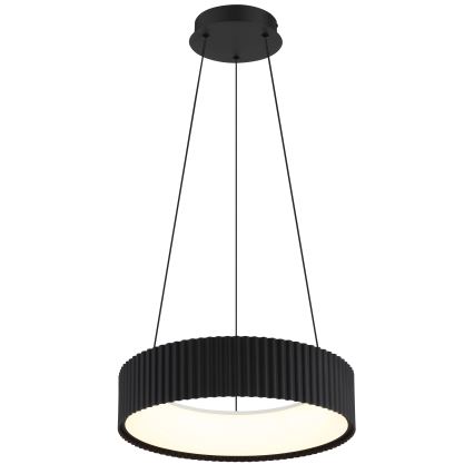 Globo - LED luster na sajli LED/45W/230V 2700/4000/6000K Ø 46 cm crna
