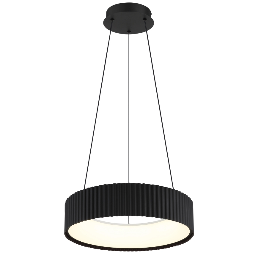Globo - LED luster na sajli LED/45W/230V 2700/4000/6000K Ø 46 cm crna