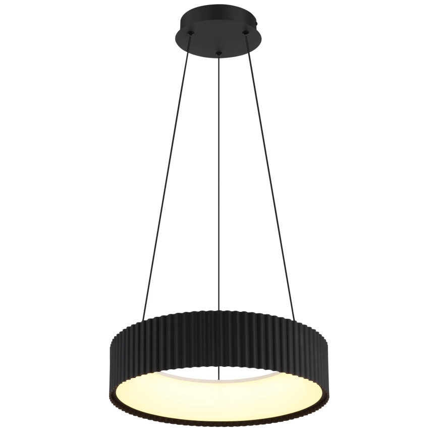 Globo - LED luster na sajli LED/45W/230V 2700/4000/6000K Ø 46 cm crna
