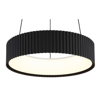 Globo - LED luster na sajli LED/45W/230V 2700/4000/6000K Ø 46 cm crna