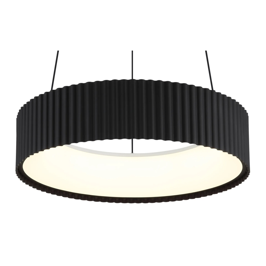 Globo - LED luster na sajli LED/45W/230V 2700/4000/6000K Ø 46 cm crna