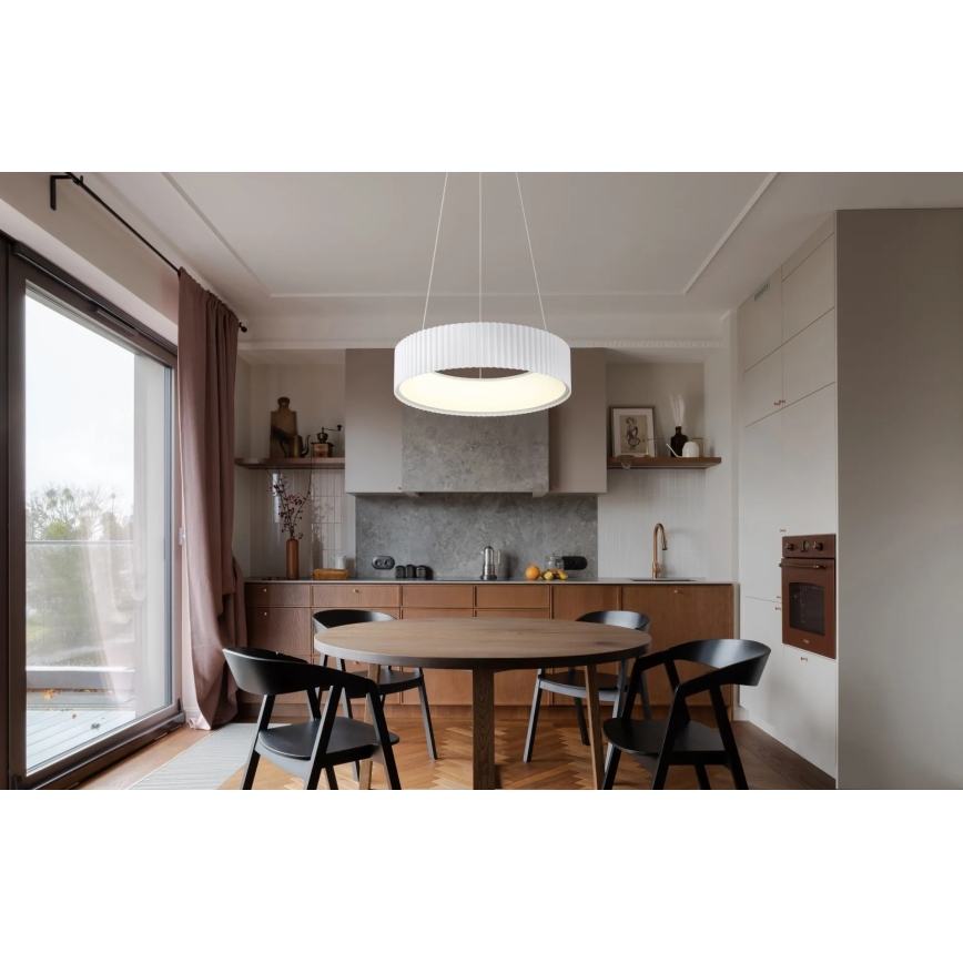 Globo - LED luster na sajli LED/45W/230V 2700/4000/6000K prečnik 46 cm bela