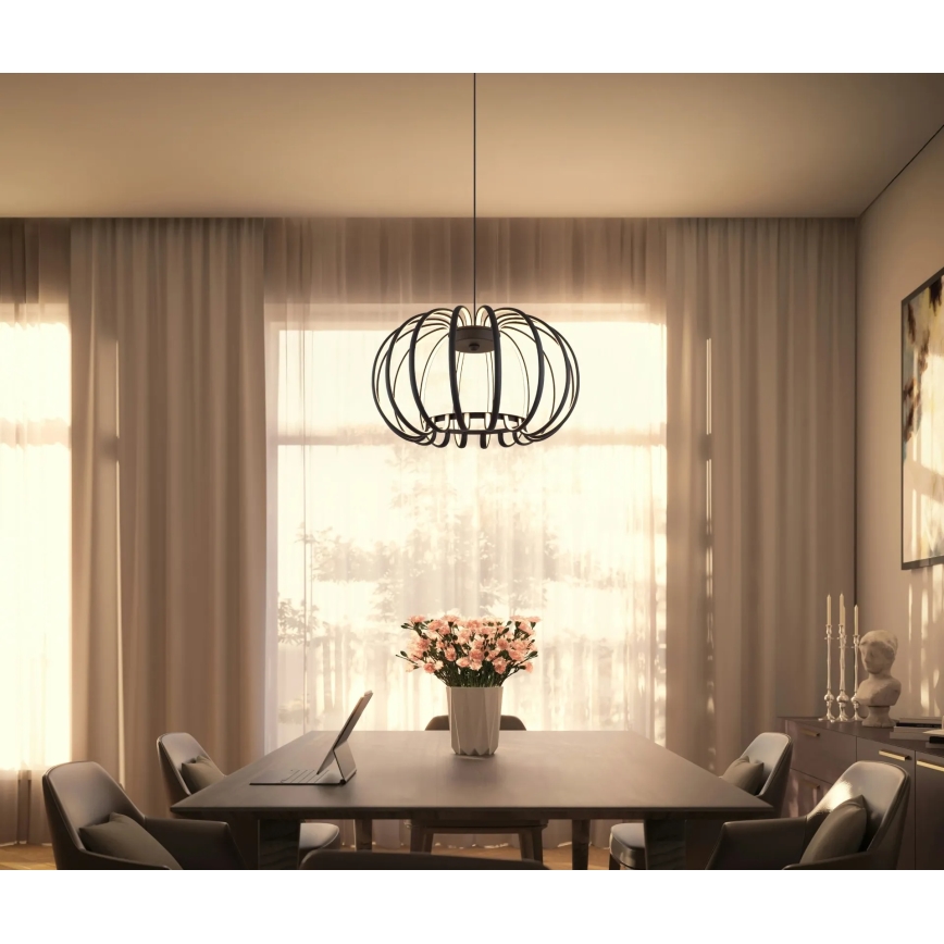 Globo - LED prigušiva luster na sajli LED/40W/230V 3000K crna