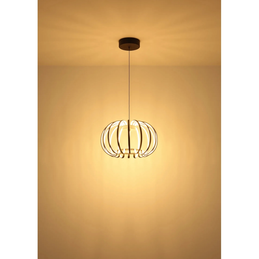 Globo - LED prigušiva luster na sajli LED/40W/230V 3000K crna