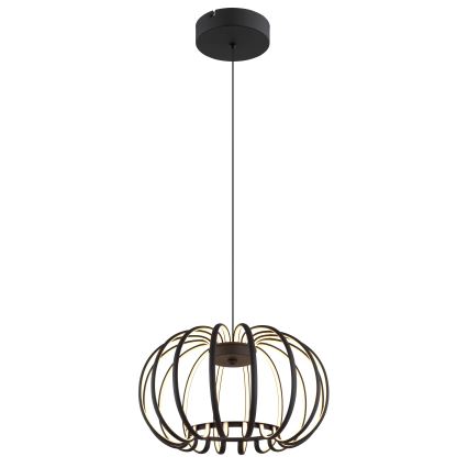 Globo - LED prigušiva luster na sajli LED/40W/230V 3000K crna
