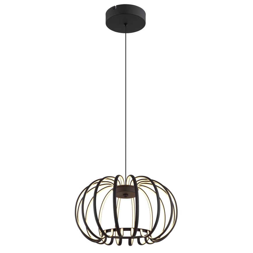 Globo - LED prigušiva luster na sajli LED/40W/230V 3000K crna