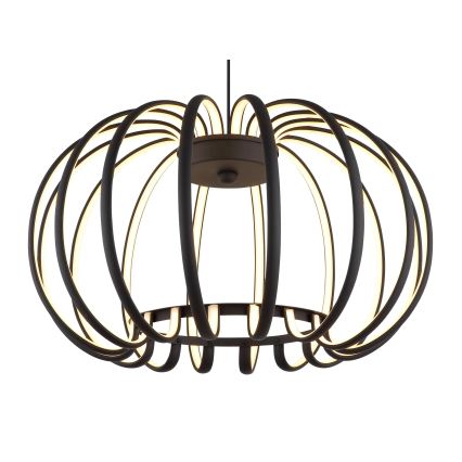 Globo - LED prigušiva luster na sajli LED/40W/230V 3000K crna