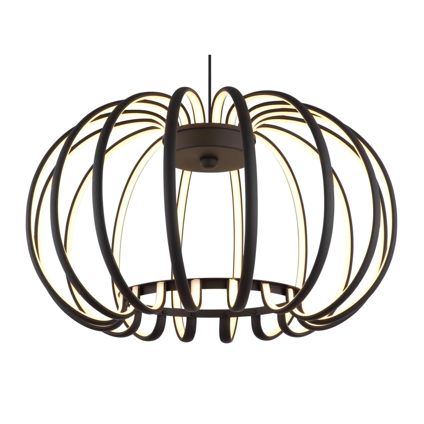 Globo - LED prigušiva luster na sajli LED/40W/230V 3000K crna