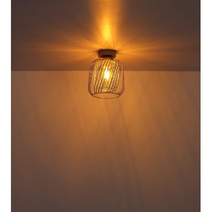 Globo - Plafonsko svetlo 1xE27/40W/230V prečnik 18 cm bež/belo