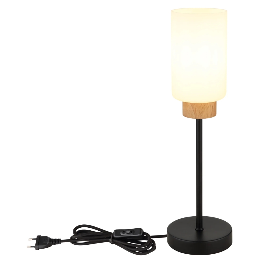 Globo - Stona lampa 1xE27/60W/230V crna/bela