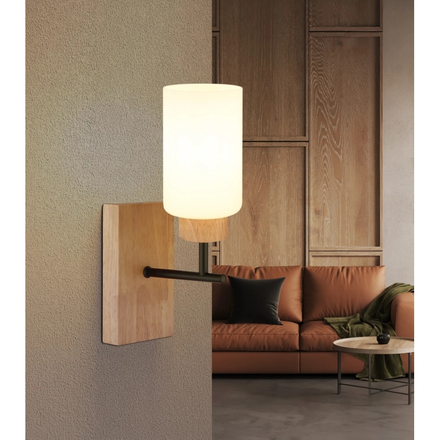 Globo - Zidna lampa 1xE27/60W/230V bež/bela