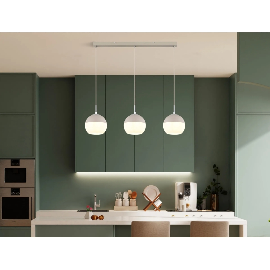 Globo - Luster na sajli 3xE27/60W/230V