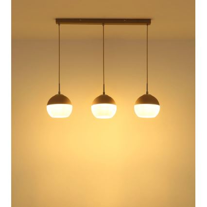 Globo - Luster na sajli 3xE27/60W/230V