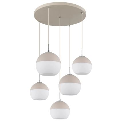 Globo - Luster na sajli 5xE27/60W/230V