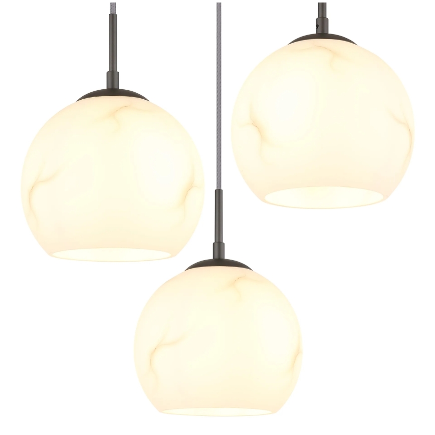 Globo - Luster na sajli 3xE27/60W/230V prečnik 42,5 cm