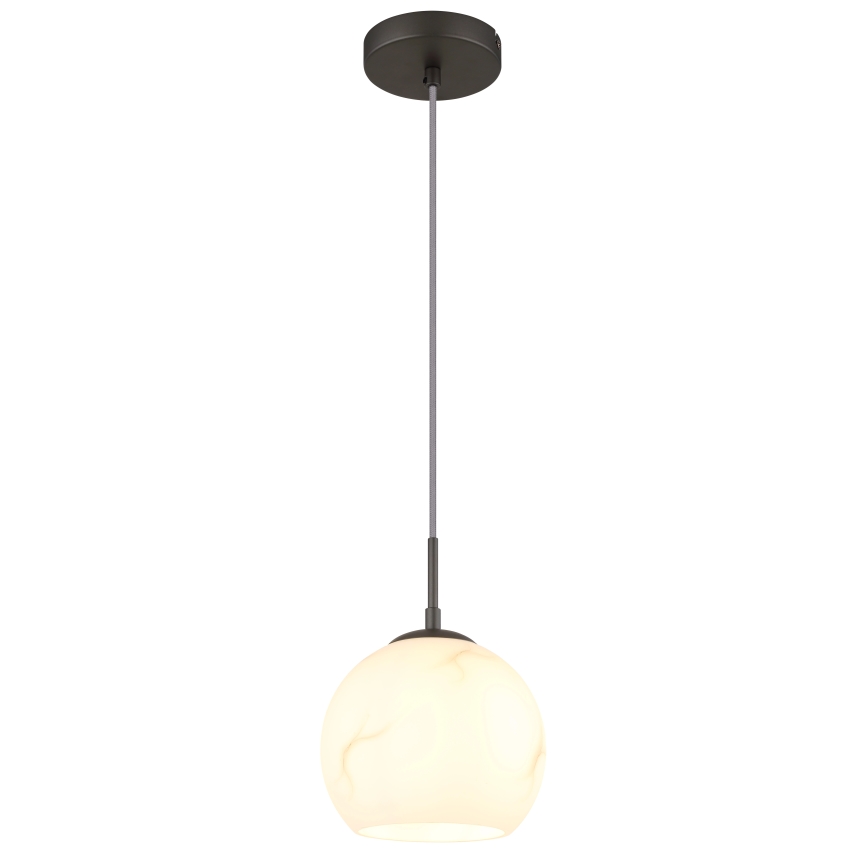 Globo - Luster na sajli 1xE27/60W/230V Ø 20 cm