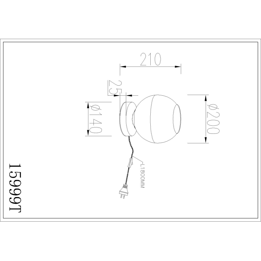 Globo - Stona lampa 1xE27/60W/230V