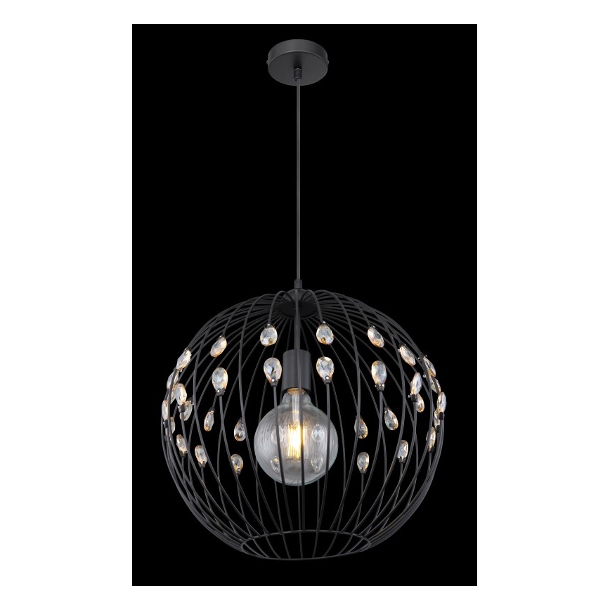 Globo - Luster na sajli 1xE27/60W/230V, prečnik 40 cm