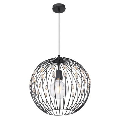 Globo - Luster na sajli 1xE27/60W/230V, prečnik 40 cm