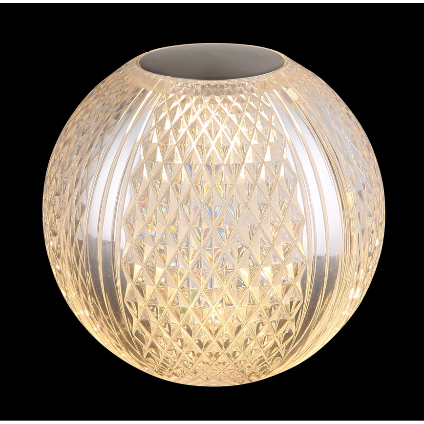 Globo - LED prigušiva stona lampa na dodir LED/2W/5V 1200 mAh USB transparentna