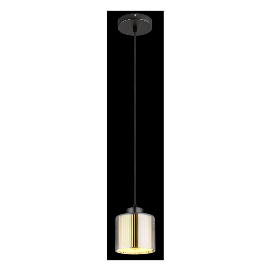 Globo - Luster na sajli 1xE27/60W/230V, sjajni hrom, prečnik 14 cm