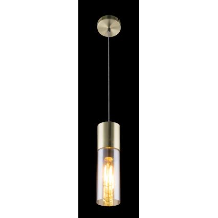 Globo - Luster na sajli 1xE27/25W/230V fi 10,5 cm mesing