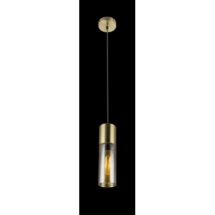 Globo - Luster na sajli 1xE27/25W/230V fi 10,5 cm mesing