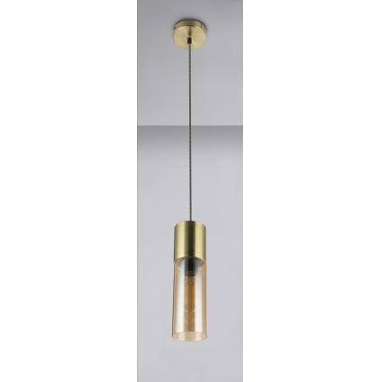 Globo - Luster na sajli 1xE27/25W/230V fi 10,5 cm mesing