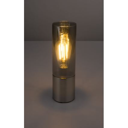 Globo - Stona lampa na dodir 1xE27/25W/230V prečnik 9 cm mat hrom