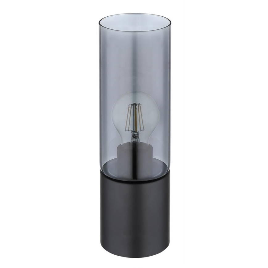 Globo - Dodirna stolna lampa 1xE27/25W/230V Ø 9 cm crna