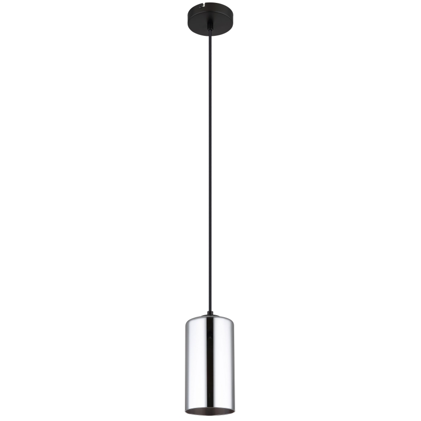 Globo - Luster na sajli 1xE27/25W/230V, prečnik 11 cm, crna