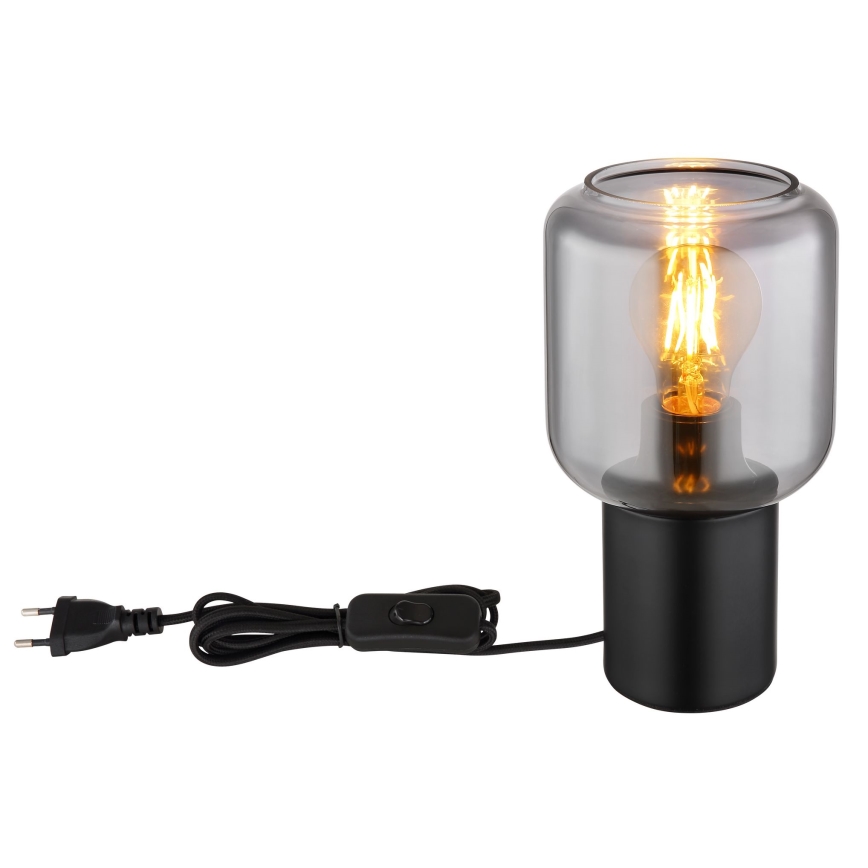 Globo - Stona lampa 1xE27/40W/230V crna