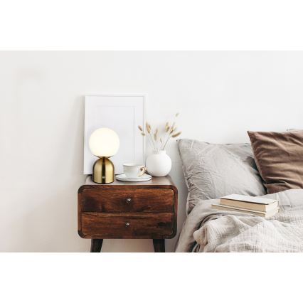 Globo - LED prigušiva dodirna stona lampa LED/2,5W/3,7V 2700K/4000K/6500K 1800 mAh USB mesing