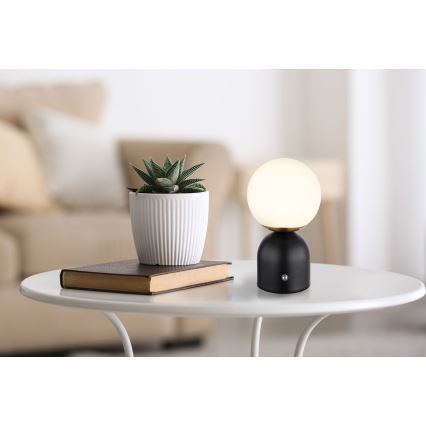 Globo - LED prigušiva stona lampa na dodir LED/2,5W/3,7V 2700/4000/65000K 1800 mAh USB crna