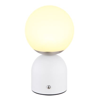 Globo - LED stolna lampa na dodir, prigušiva, LED/2,5W/3,7V 2700/4000/6500K 1800 mAh USB bela