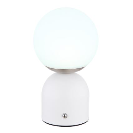 Globo - LED stolna lampa na dodir, prigušiva, LED/2,5W/3,7V 2700/4000/6500K 1800 mAh USB bela