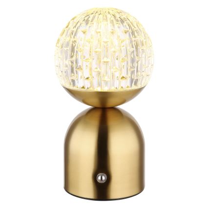 Globo - LED prigušiva dodirna stona lampa LED/2,5W/3,7V 2700/4000/6500K 1800 mAh USB mesing