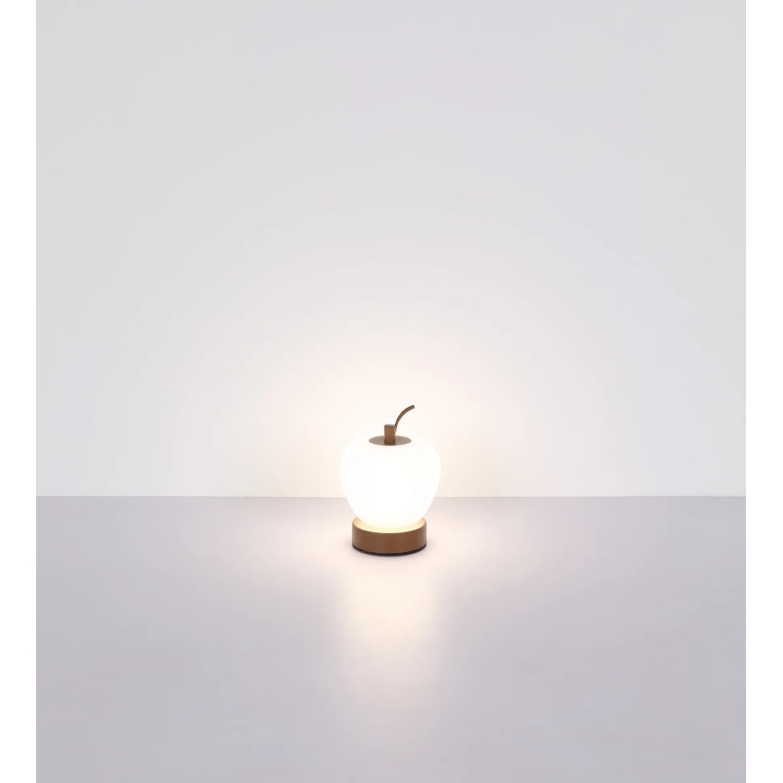 Globo - prigušiva LED stona lampa na dodir LED/2W/3,7V 2700K/4000K/6500K 1200 mAh USB braon