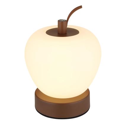 Globo - prigušiva LED stona lampa na dodir LED/2W/3,7V 2700K/4000K/6500K 1200 mAh USB braon