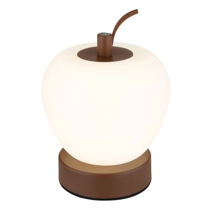 Globo - prigušiva LED stona lampa na dodir LED/2W/3,7V 2700K/4000K/6500K 1200 mAh USB braon