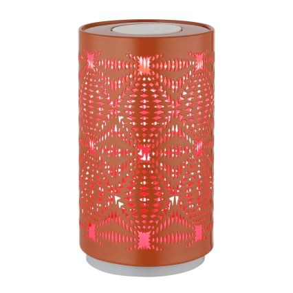Globo - LED RGB Dodirna punjiva stona lampa LED/1W/5V 500 mAh bakarna